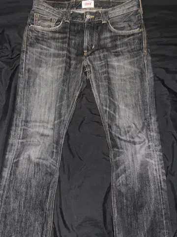 EDWIN EXCLUSIVE VINTAGE 8U 블랙 데님 청바지 31