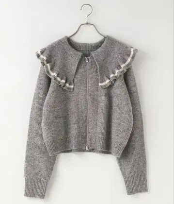 LOWRYSFARM 프릴 ZIP 가디건 581123 가디건 니트