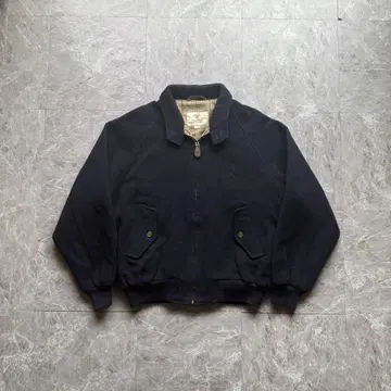 Troy Bros 단장 스윙탑 해링턴 자켓 캐시미어 혼방