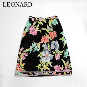 레오나르 스커트 타이트 스커트 허리 72 미디 스커트 L 사이즈