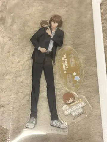 옷 갈아입는 봉제 인형과 함께 테니스의 왕자님 후지 슈스케 아크릴 스탠드