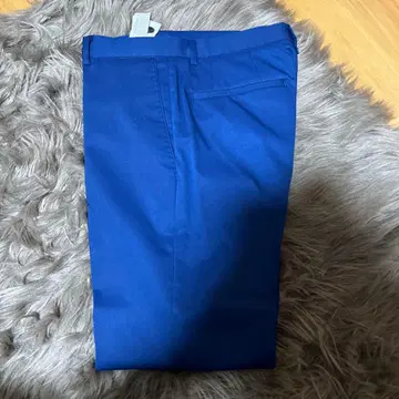 파란색 슬랙스 수트 블루 싱글