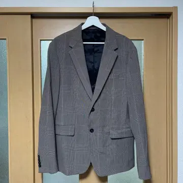 ZARA 자라 글렌체크 자켓 브라운 계열