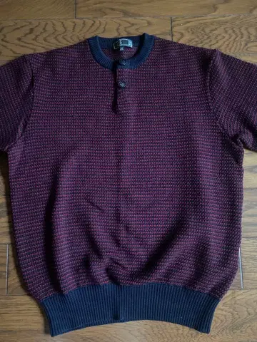 DAKS 닥스 울 100% 긴팔 니트 M 일본제 새상품급