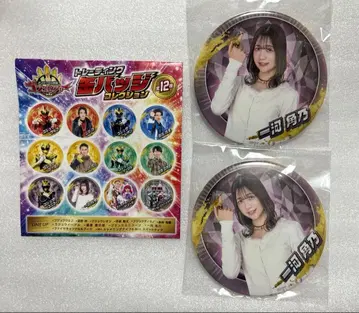 넘버원 전대 고쥬우쟈 캔뱃지 이치가 카쿠노 2개 세트