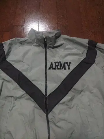 US Army IPFU 트레이닝 자켓 나일론 자켓 그레이