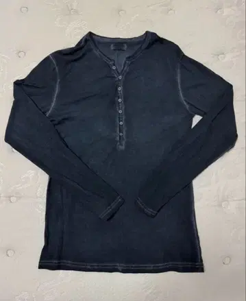 헨리넥 긴팔 티셔츠 롱T