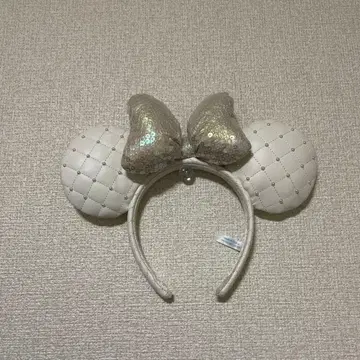 미니 마우스풍 화이트 머리띠