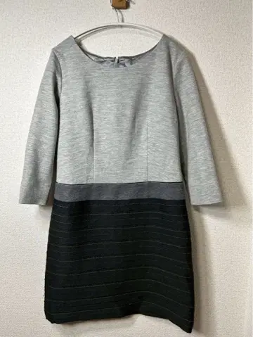 쿠 드 샹스 그레이/블랙 원피스