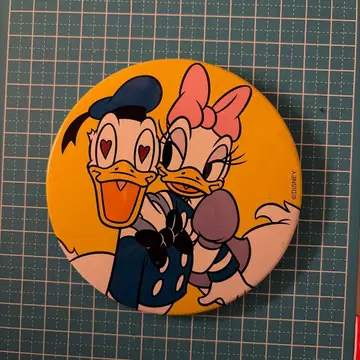 [ 초 레어 ] 도날드 & 데이지 BIG 캔뱃지