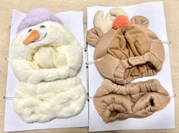 눈사람 루돌프 크리스마스 봉제 인형 의류