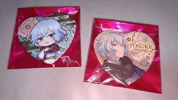 메이지 도쿄 연가 이와사키 모모스케 하트 캔뱃지