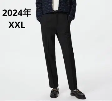 미사용 택 포함 유니클로 히트텍 스마트 팬츠 XXL 09 블랙