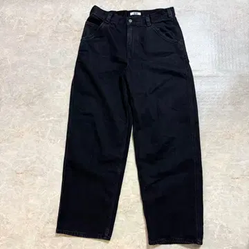 와이드 핏 컬러 청바지