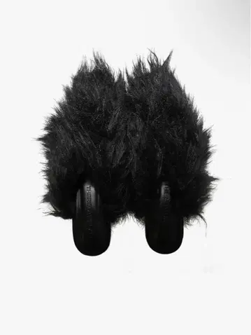 theredthread S hairy fur mule 36