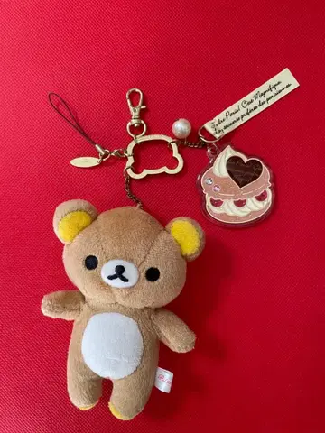 리락쿠마 찰랑찰랑 봉제 인형 키체인 키링