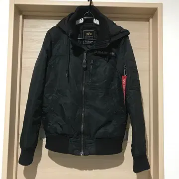 ALPHA INDUSTRIES 블랙 플라이트 자켓 M