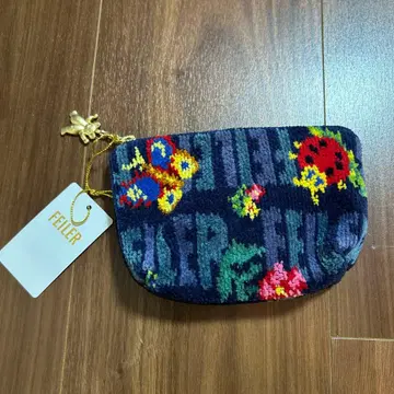 미사용 새상품 페이러 양면 패턴 다름 하이디 x 로즈 보트형 파우치