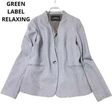 그린 라벨 릴랙싱 노카라 자켓 포멀 오피스 38