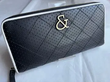 PINKY&DIANNE 핑키&다이앤 블랙 퀼팅 장지갑