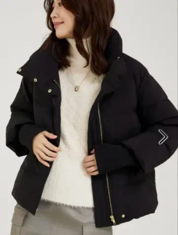 abohouse mavie 블랙 다운 자켓 38