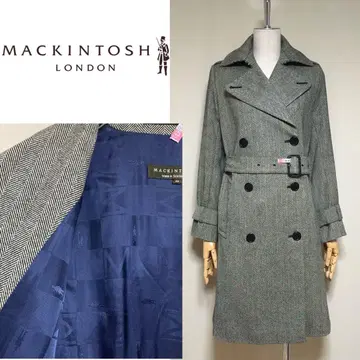 MACKINTOSH 매킨토시 울 헤링본 트렌치코트 32