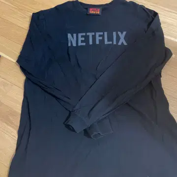 NETFLIX BEAMS 긴팔 티셔츠 블랙