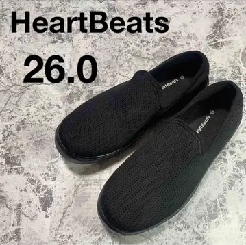 새상품 HeartBeats 하트비츠 슬립온 메쉬 26 블랙