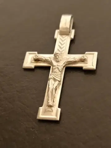 빈티지 크로스 예수 그리스도 이탈리아 925 펜던트 탑