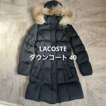 LACOSTE 라코스테 다운 코트 블랙 40