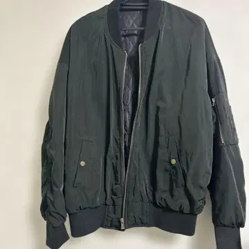 MA-1 스타일 봄버 자켓 블랙 M