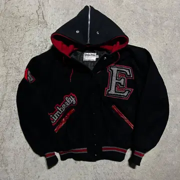 90s USA DeLONG 울 바시티 자켓 쇼트 기장