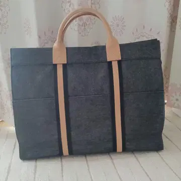 데님 소재 토트백