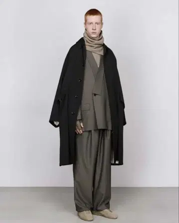 Graphpaper Melange Herringbone Chef Pant