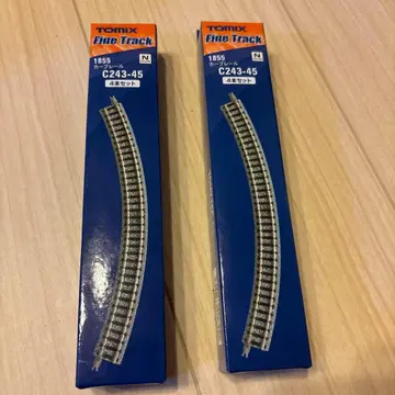 토믹스 파인 트랙 커브 레일 C243-45 4개 세트 2상자