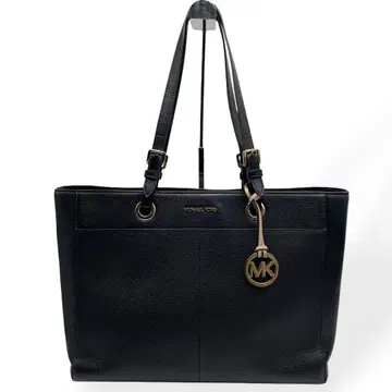 컨디션 최상 MICHAEL KORS 토트백 숄더 가죽 블랙 대용량