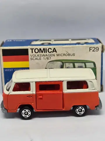 토미카 파랑 상자 F29 폭스바겐 마이크로버스