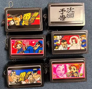 오스! 반쵸 뮤직 푸시 버튼 마스코트 전 6종 풀 컴플리트 세트