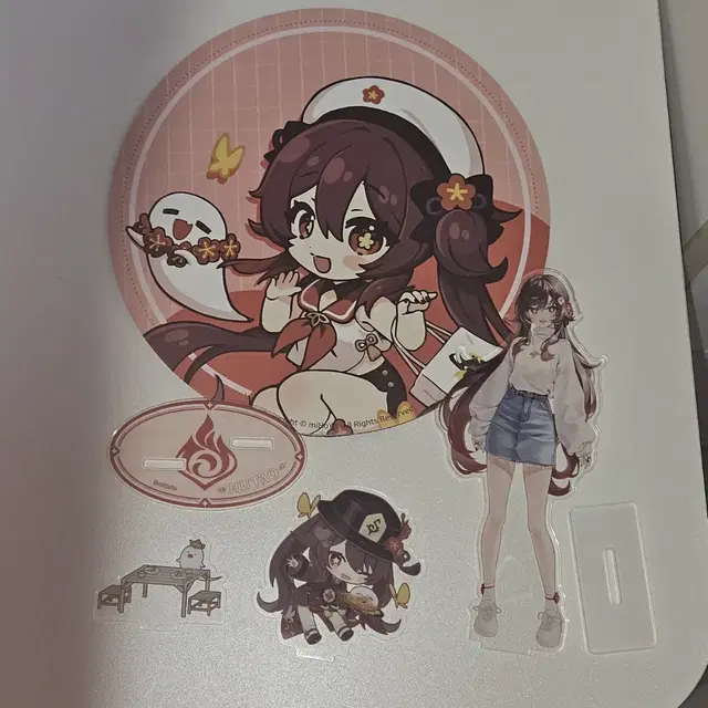 원신 호두 스위파라 마우스 패드 아크릴스탠드