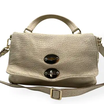 새상품급 자네라토 포스티나 숄더백 2way 가죽 아이보리