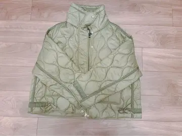 ZARA 올리브 그린 퀼팅 자켓 M