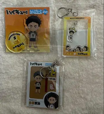 하이큐 아카아시 케이지 아크릴 키링 넨도로이드 플러스