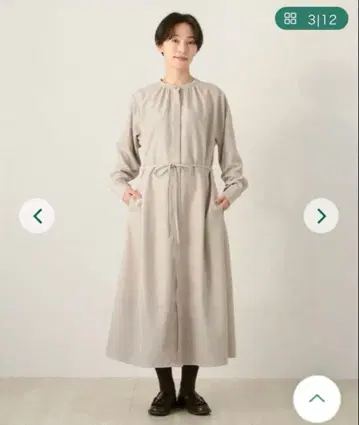 새상품급 Afternoon Tea 긴팔 셔츠 원피스 M