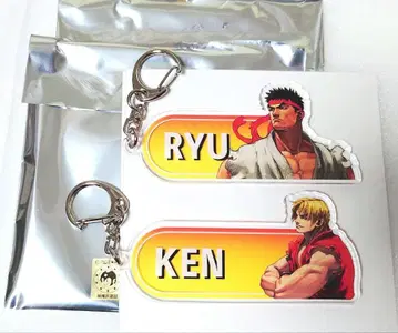 류 켄 아크릴 네임 키링 스트리트 파이터 SF3 캡콤