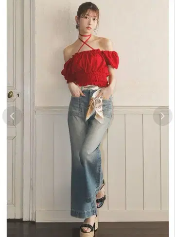 ronda 부츠컷 데님 플레어 데님