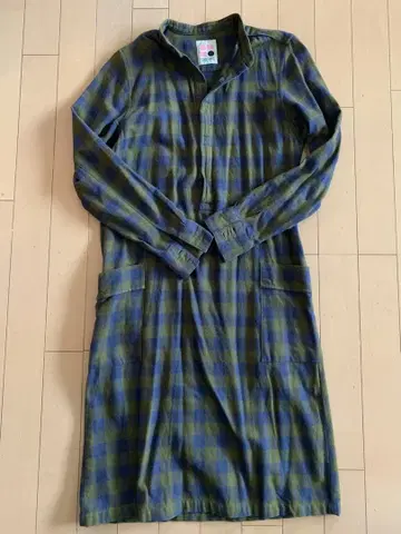 Pink Label UNITED ARROWS 체크 무늬 셔츠 원피스