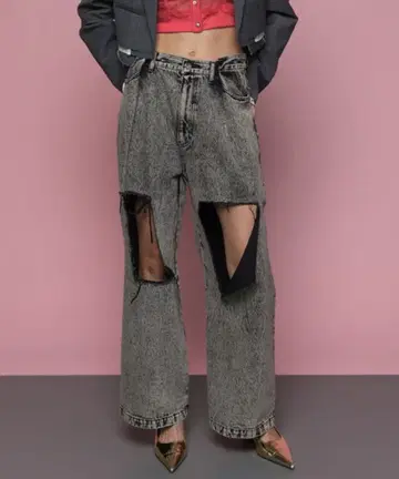 MAISON SPECIAL 스퀘어 컷 데님