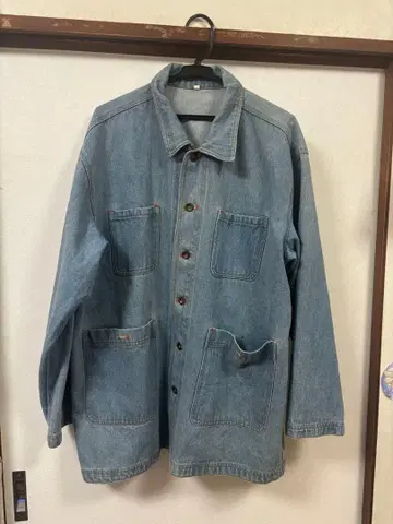 라이트 블루 M 사이즈 데님 자켓