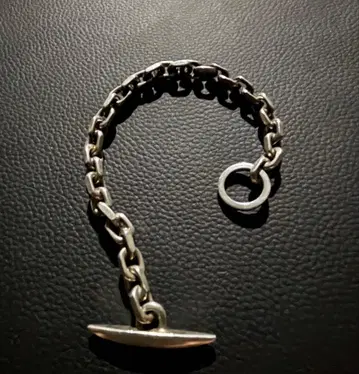 덴마크제 vintage 실버 핸드메이드 토글 팔찌 925