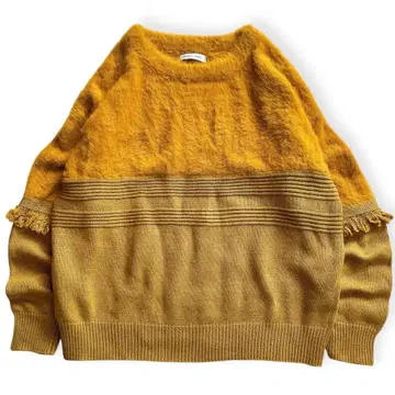 카프리슈 마쥬 캐시미어 혼방 절개 풀오버 니트 F